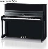 Kawai K-300 ATX3 E/P Silber Piano mit Anytime X-3 Schwarz Poliert